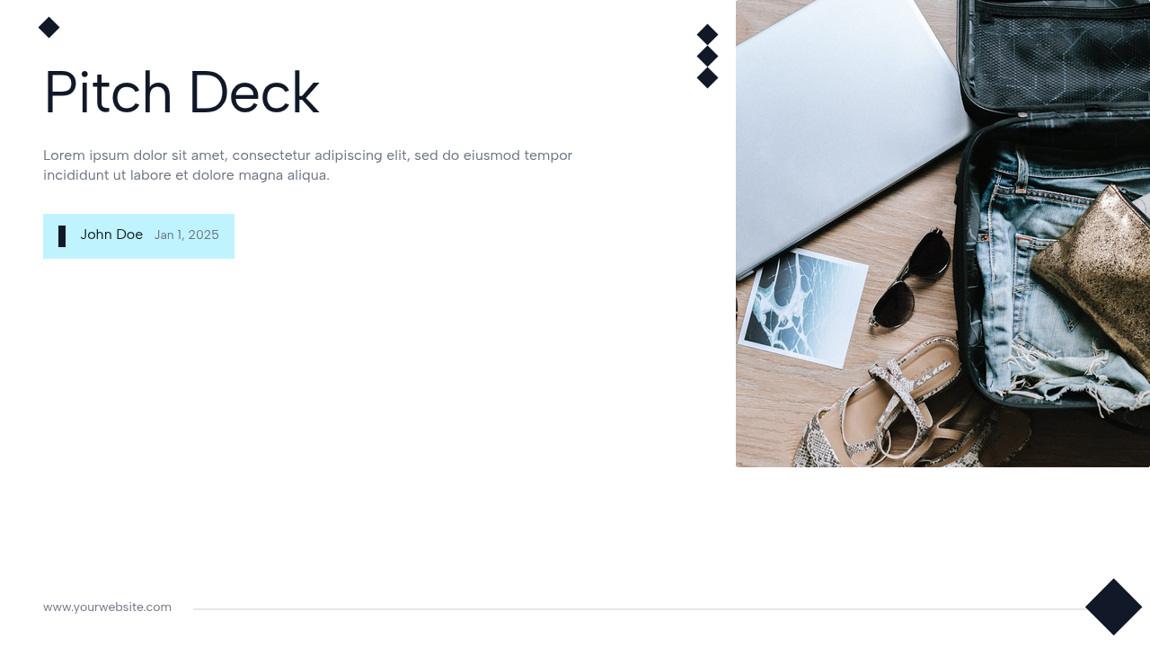 Swift presentation template preview