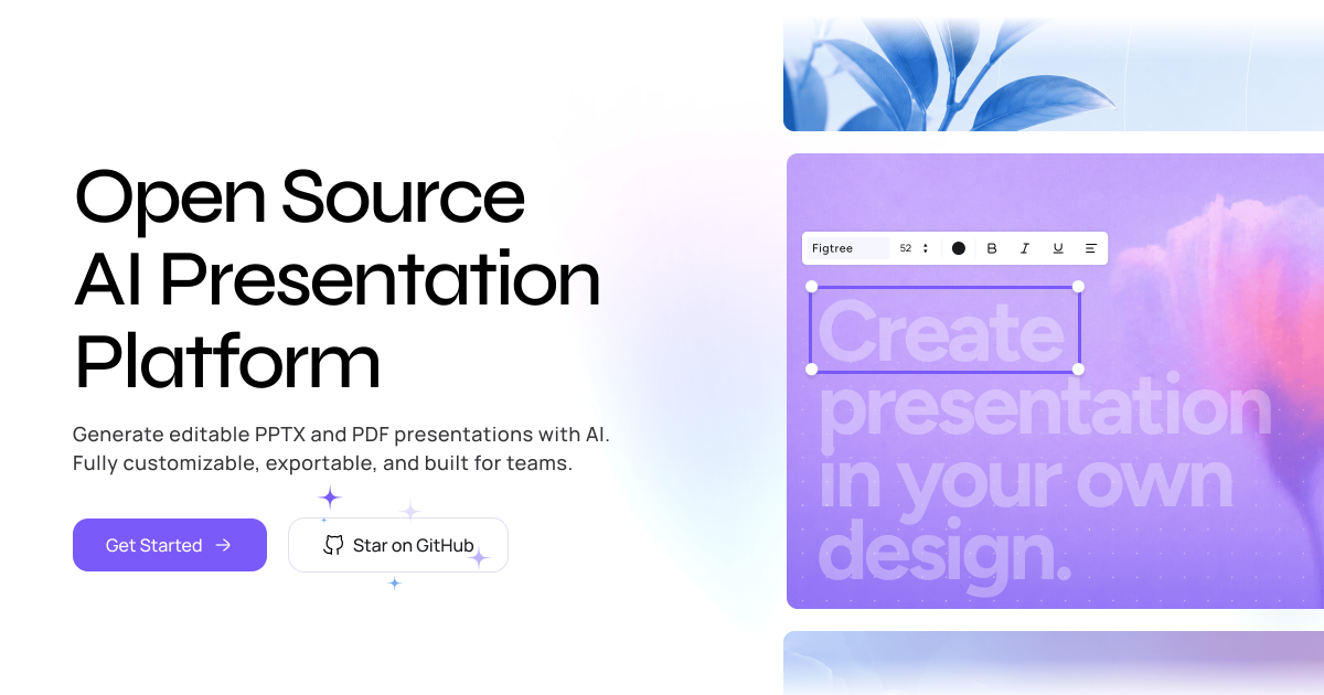 AI Presentation Maker & Open-Source API | Presenton